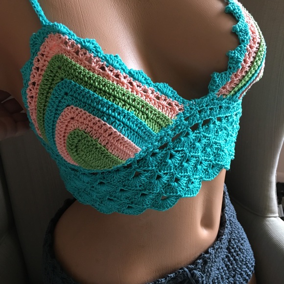 Knit crop top Small - Picture 2 of 8